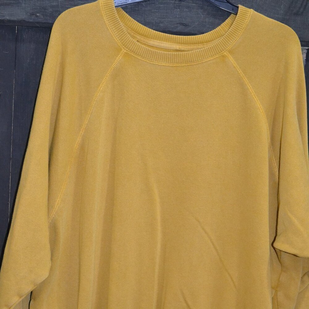 Aerie Large - Long Sleeve Sweatshirt - Mustard
